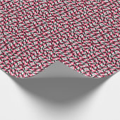 Vintages Muster: Geometrisches Abstraktes Muster Geschenkpapier (Ecke)