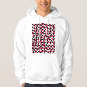 Vintages Muster: Geometrisches Abstraktes Muster Hoodie