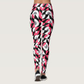 Vintages Muster: Geometrisches Abstraktes Muster Leggings (Rückseite)