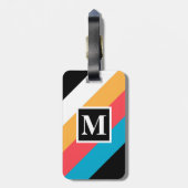 Vintages Muster Gepäckanhänger (Rückseite vertikal)