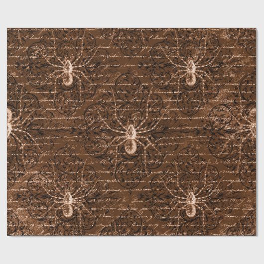 Vintages Muster Geschenkpapier (Flach)