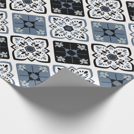 Vintages Muster Geschenkpapier (Ecke)