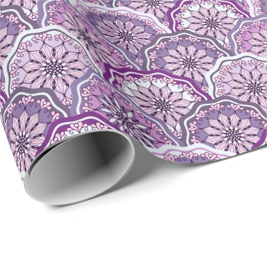 Vintages Muster Geschenkpapier (Rolleneckpunkt)