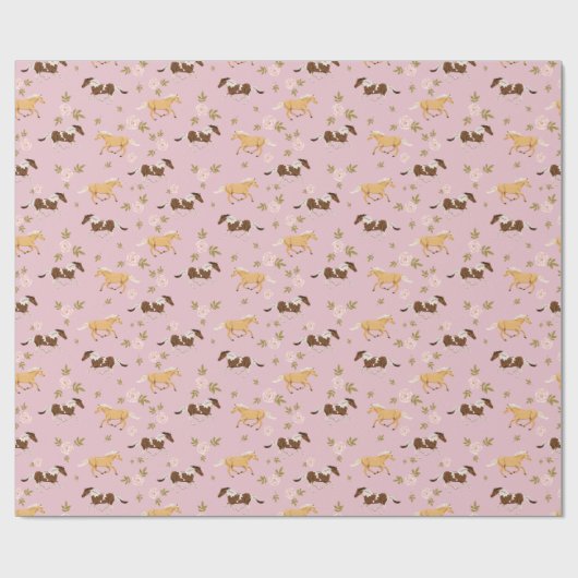 Vintages Muster Geschenkpapier (Flach)