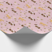 Vintages Muster Geschenkpapier (Ecke)