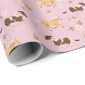 Vintages Muster Geschenkpapier (Rolleneckpunkt)