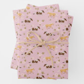 Vintages Muster Geschenkpapier Set (Beispiel)