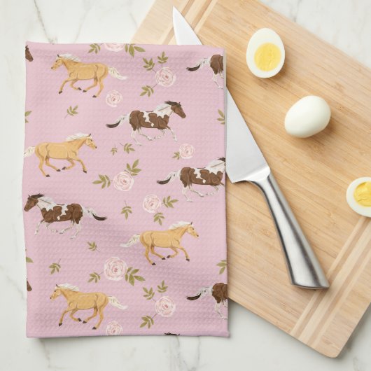 Vintages Muster Geschirrtuch (Viertel Falte)