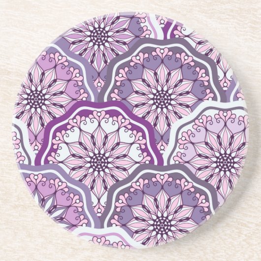 Vintages Muster Getränkeuntersetzer (Vorne)