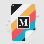 Vintages Muster Golfhandtuch (Insitu)