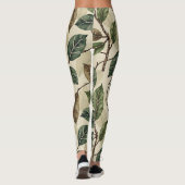 Vintages Muster im Camouflage-Stil Leggings (Rückseite)