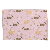 Vintages Muster Kissenbezug (Vorderseite-Links)