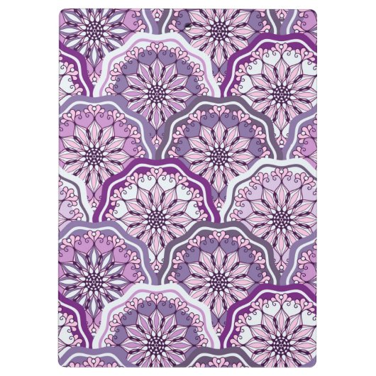 Vintages Muster Klemmbrett (Rückseite)