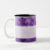 Vintages Muster-kundenspezifisches weißes Zweifarbige Tasse (Links)