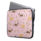 Vintages Muster Laptopschutzhülle (Vorderseite Links)