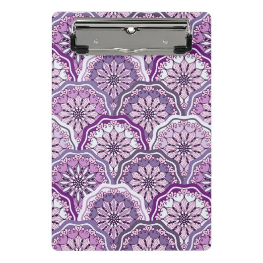 Vintages Muster Mini Klemmbrett (Vorderseite)