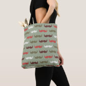 Vintages Muster mit dem Schnurrbart Tasche (Von Nahem)