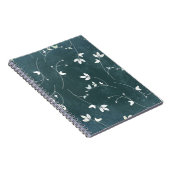 Vintages Muster mit Vögeln und Blätter Notizblock (Rechte Seite)