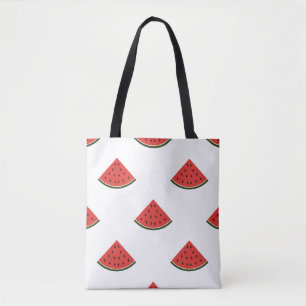 Vintages Muster mit Wassermelonen-Scheiben Tasche