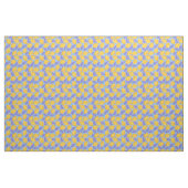 Vintages Muster mit Zitronen im Doodle-Stil. Stoff (Yard (91,4 cm))