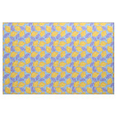 Vintages Muster mit Zitronen im Doodle-Stil. Stoff (Fat Quarter (45,7 x 55,9 cm))