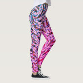Vintages Muster-Mix aus rosa Magie Leggings (Rechts)