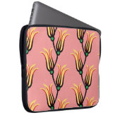 Vintages Muster nahtloser Blume Laptopschutzhülle (Vorne Rechts)