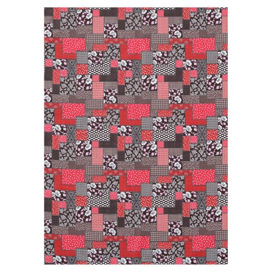 Vintages Muster nahtloser Patchwork Tischdecke (Vorderseite)