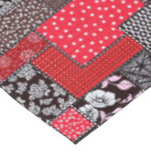 Vintages Muster nahtloser Patchwork Tischdecke (Schrägansicht)