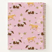 Vintages Muster | Name hinzufügen Notizblock (Rückseite)