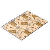 Vintages Muster Notizblock (Linke Seite)