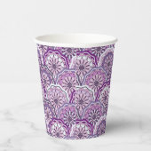 Vintages Muster Pappbecher (Rechts)