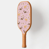 Vintages Muster Pickleball Schläger (Links)