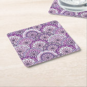 Vintages Muster Rechteckiger Pappuntersetzer (angewinkelt)