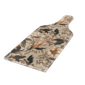 Vintages Muster-Schaufelpaddel Schneidebrett (Ecke)