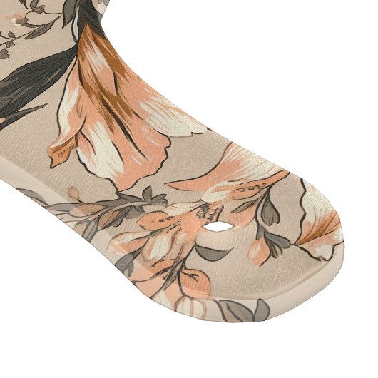 Vintages Muster-Schaufelpaddel Schneidebrett (Ecke)