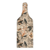 Vintages Muster-Schaufelpaddel Schneidebrett (Vorderseite)