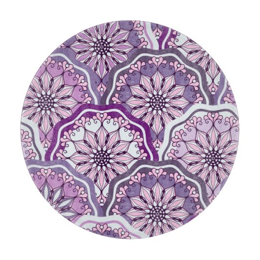 Vintages Muster Schneidebrett (Vorderseite)