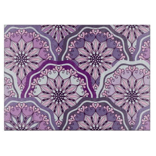 Vintages Muster Schneidebrett (Vorderseite)