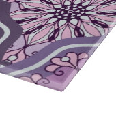 Vintages Muster Schneidebrett (Ecke)