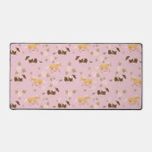 Vintages Muster Schreibtischunterlage (Vorderseite)