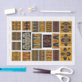 Vintages Muster Seidenpapier (Handwerk)
