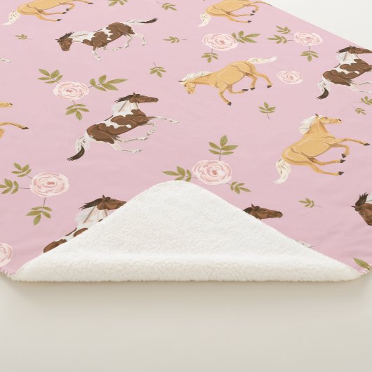 Vintages Muster Sherpadecke (3/4)