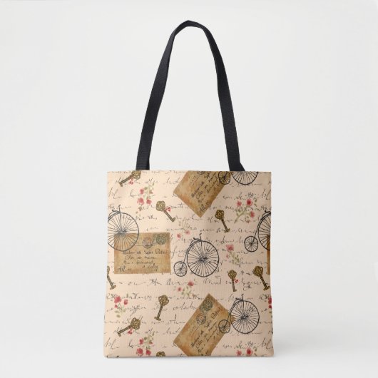 Vintages Muster Tasche (Vorderseite)