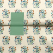 Vintages Muster von Blume und Schmetterlingen Seidenpapier