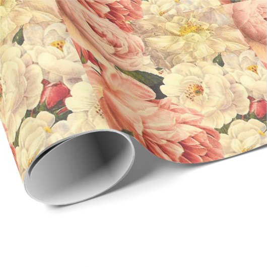 Vintages Musterpapier Geschenkpapier (Rolleneckpunkt)