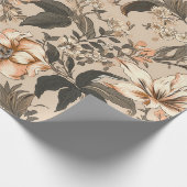 Vintages Musterpapier Geschenkpapier (Ecke)