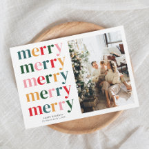 Vintages, mutiges Weihnachten Modernes Minimales F