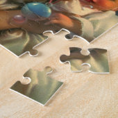 Vintages Muttertagportrait, Mama und Baby Puzzle (Seite)