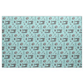 Vintages nähendes Aqua-Gewebe Stoff (Fat Quarter (45,7 x 55,9 cm))